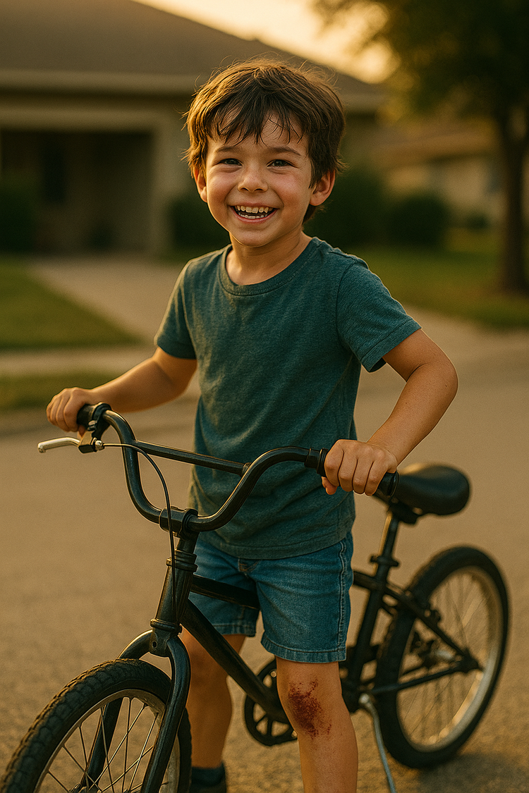 You've fallen, so why keep riding your bike?